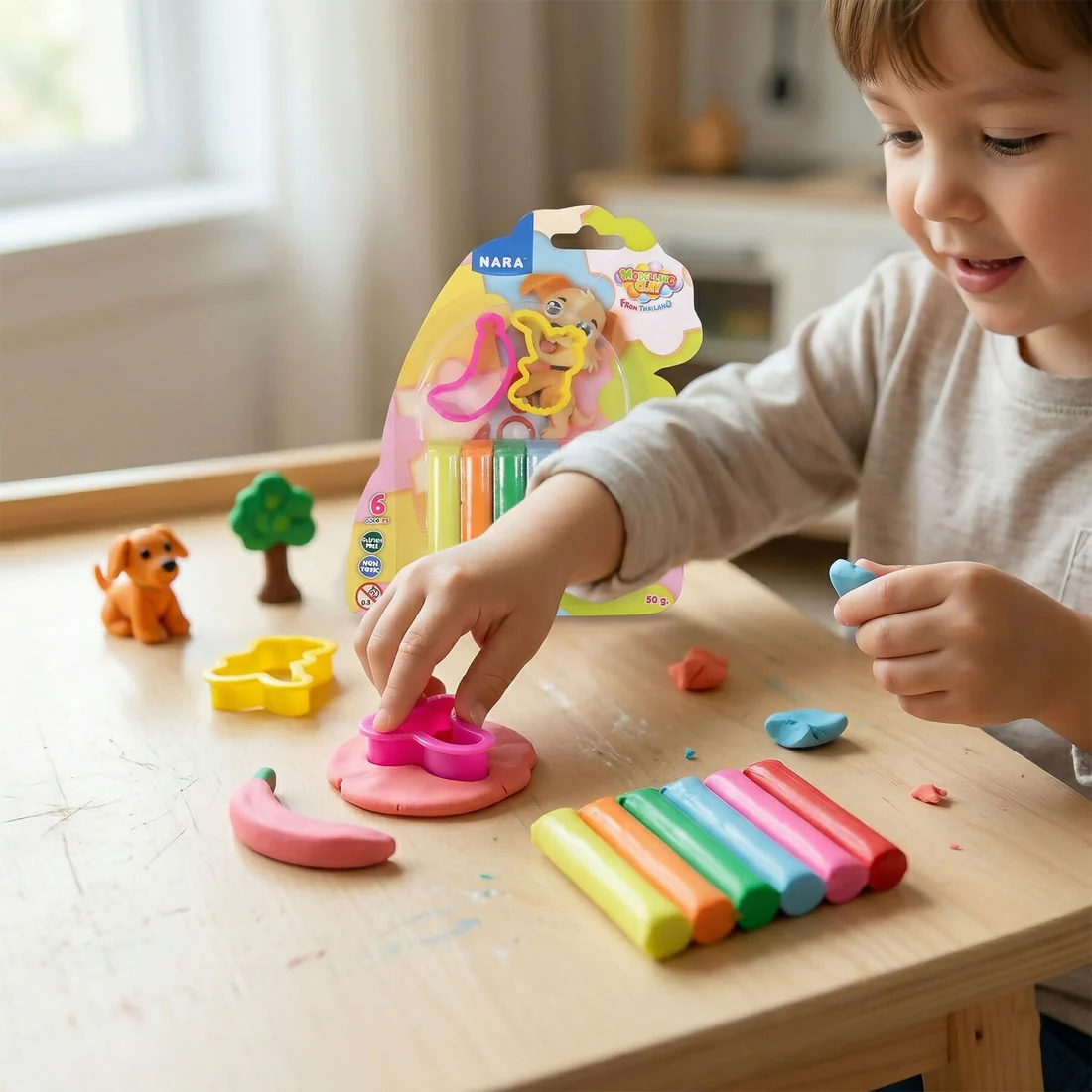 Modeling Clay Set for Kids – Vibrant & Easy-to-Use Creative Kit