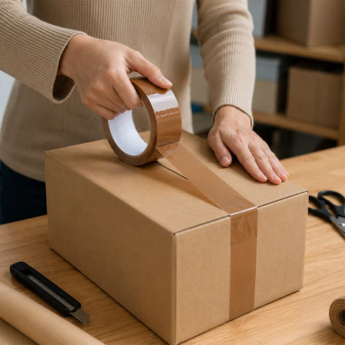 Brown Cello Tape – Durable Packing & Shipping Solution