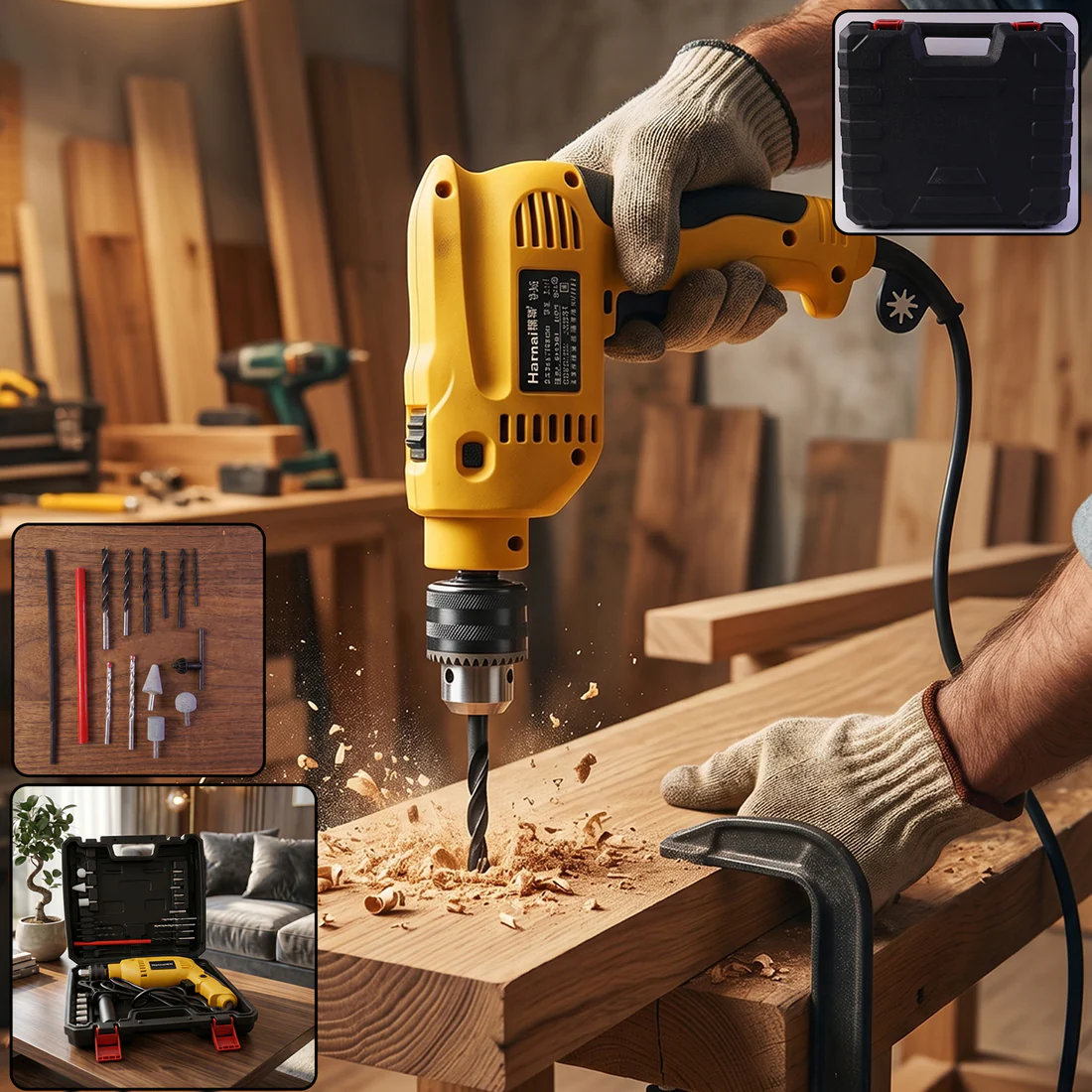 Heavy Duty Electric Drill – Powerful & Versatile for Professional Use - Image 3