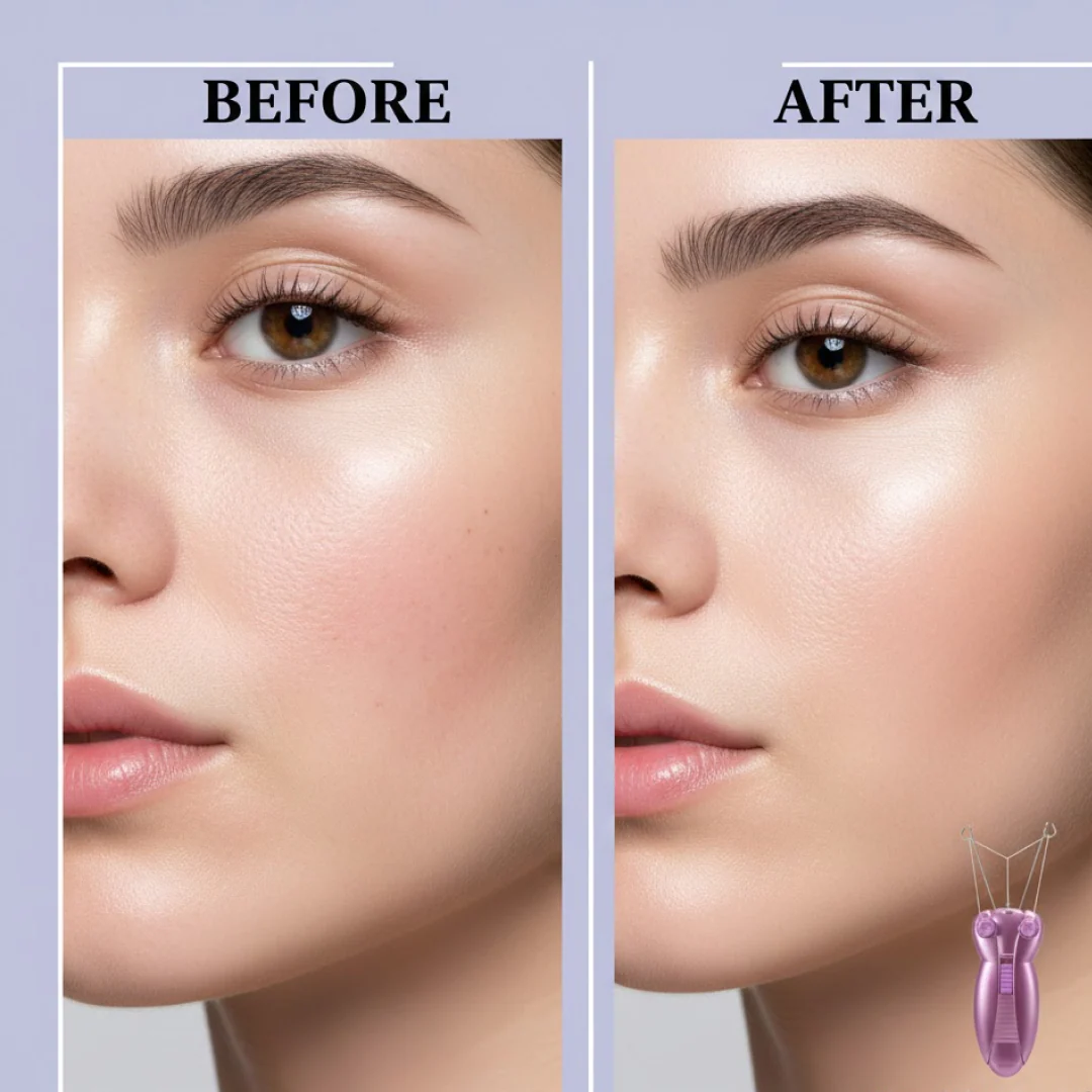 Electric Facial Hair Remover – Gentle & Smooth Skin | Velvet Wellness