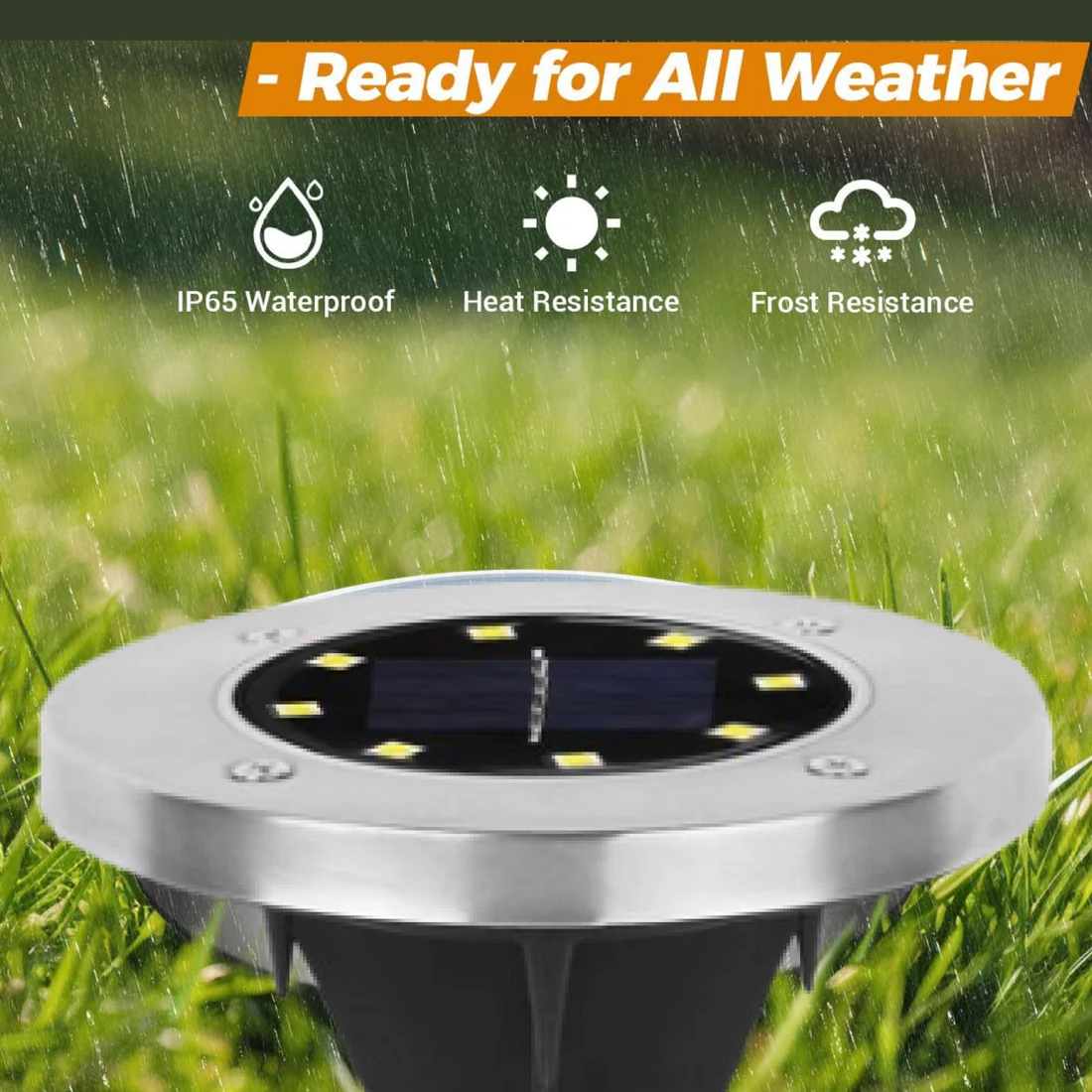 Solar Powered LED Garden Lights – Eco-Friendly Outdoor Pathway Lighting - Image 2