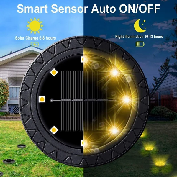 Solar Powered LED Garden Lights – Eco-Friendly Outdoor Pathway Lighting - Image 4