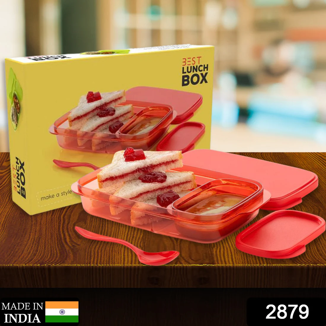 Leak-Proof Lunch Box – 2 Containers, Microwave Safe | Lunchie Bunchie - Image 2
