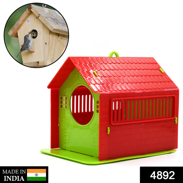Wooden Bird House for Small Garden Birds & Sparrows | Garden Vera - Image 5
