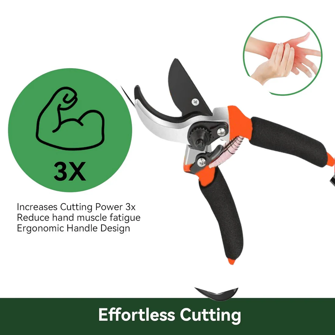 Garden Pruners – Sharp, Ergonomic Grip | Grow Garden Tools - Image 2