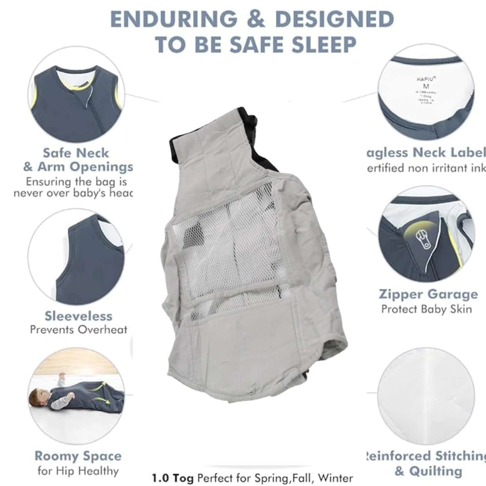 Ergonomic Baby Carrier – Hip Seat, Multi-Position | Tender Tend - Image 3