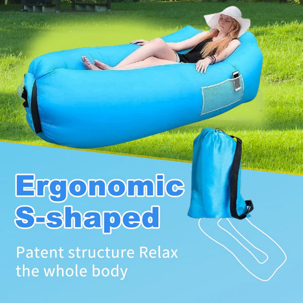 Inflatable Camping Lounger – Neck Support & Portable | Trekola - Image 5