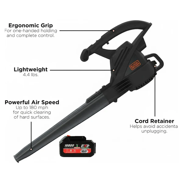 Home & Garden Air Blower Kit – Dual Function with Collection Bag - Image 4