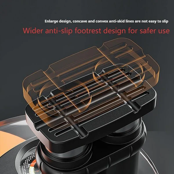 Mini Foot Pump – Portable Tire Inflator with Gauge | Velvet Wheels - Image 3