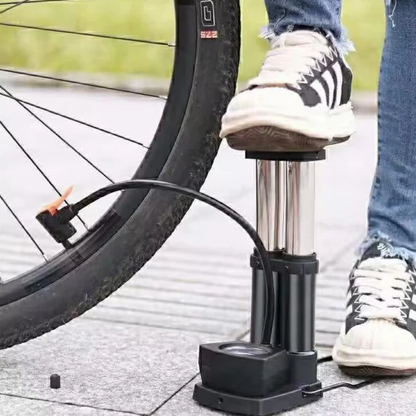 Mini Foot Pump – Portable Tire Inflator with Gauge | Velvet Wheels - Image 4