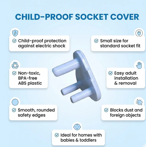 Electric Socket Covers – Small Safety Plug Protectors | PHOBIA - Image 3