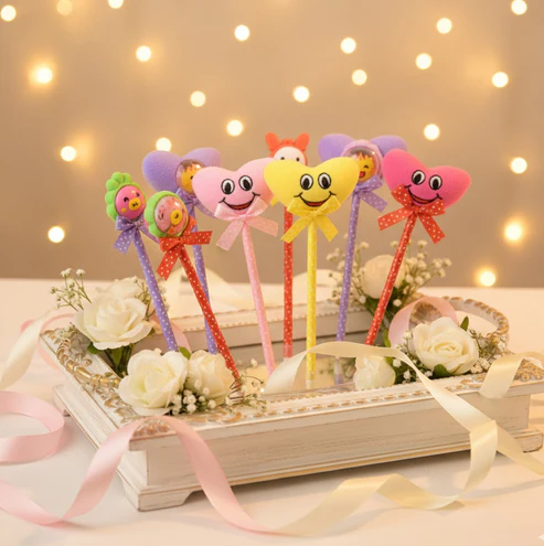 Cartoon Ballpoint Pens – 12-Pack Heart & Rattle Design - Image 4