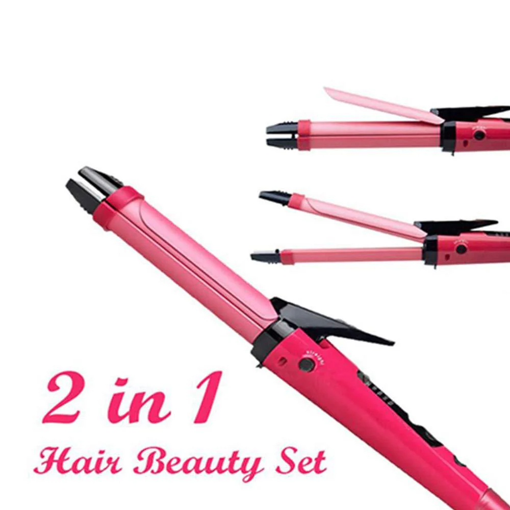 2-in-1 Hair Straightener & Curler – Ceramic Plates | Calm & Curl - Image 4