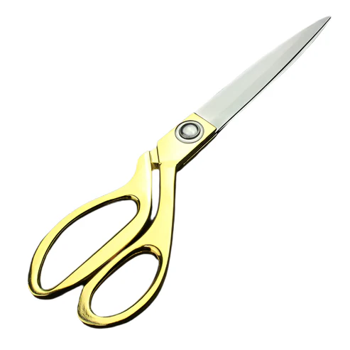 Cloth Cutting Scissors – Gold Plated, Heavy Duty Tailoring Shears