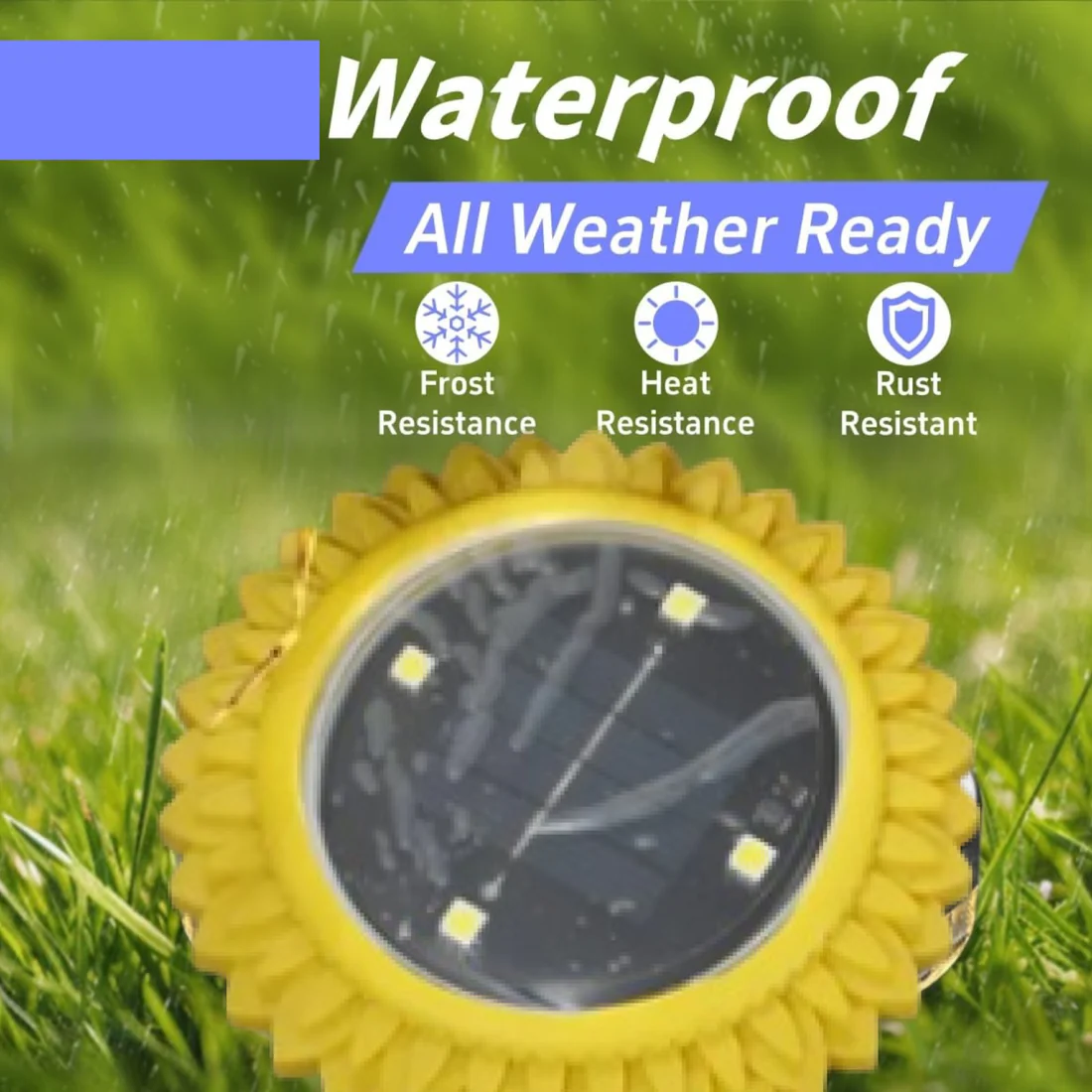 Solar Ground Lights – Waterproof LED Pathway Illumination - Image 3