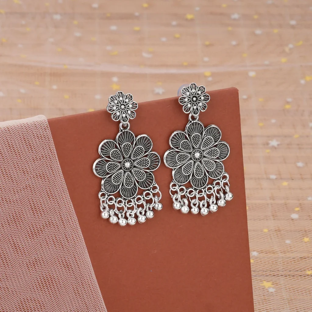 Oxidised Jhumka