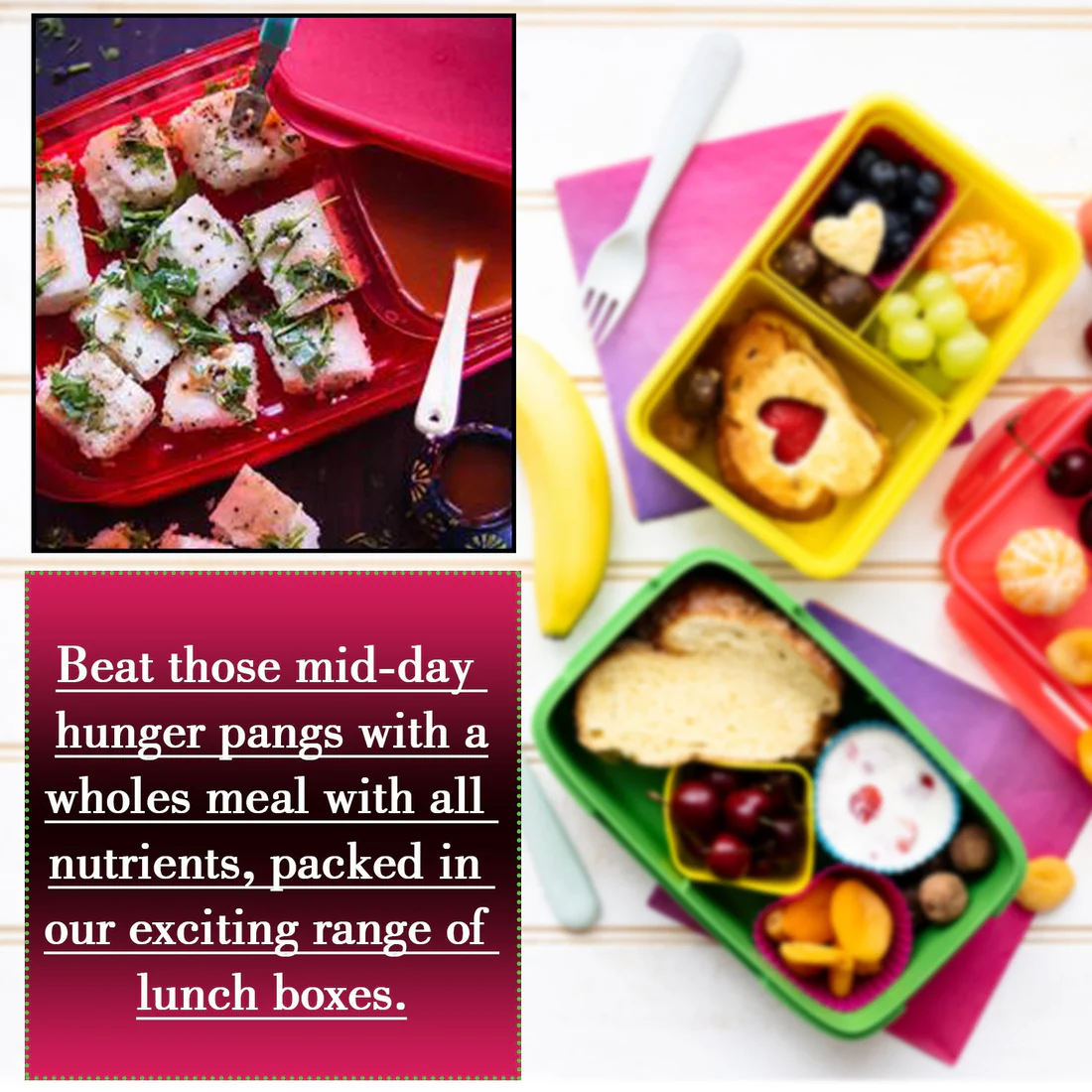 Leak-Proof Lunch Box – 2 Containers, Microwave Safe | Lunchie Bunchie - Image 3