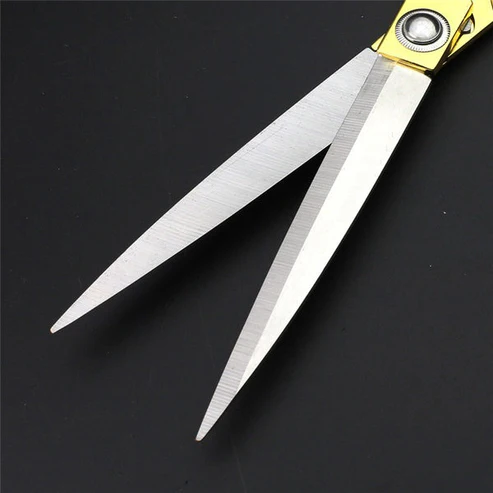 Cloth Cutting Scissors – Gold Plated, Heavy Duty Tailoring Shears