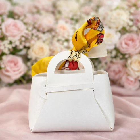 White Handbag