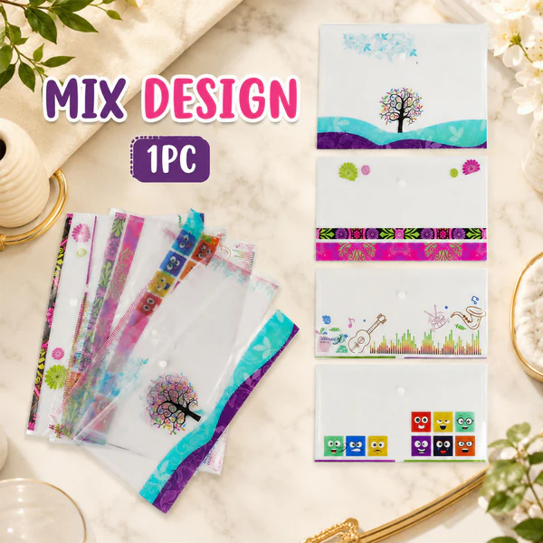 Designer Printed A4 Document Folder – Vibrant & Secure Organization