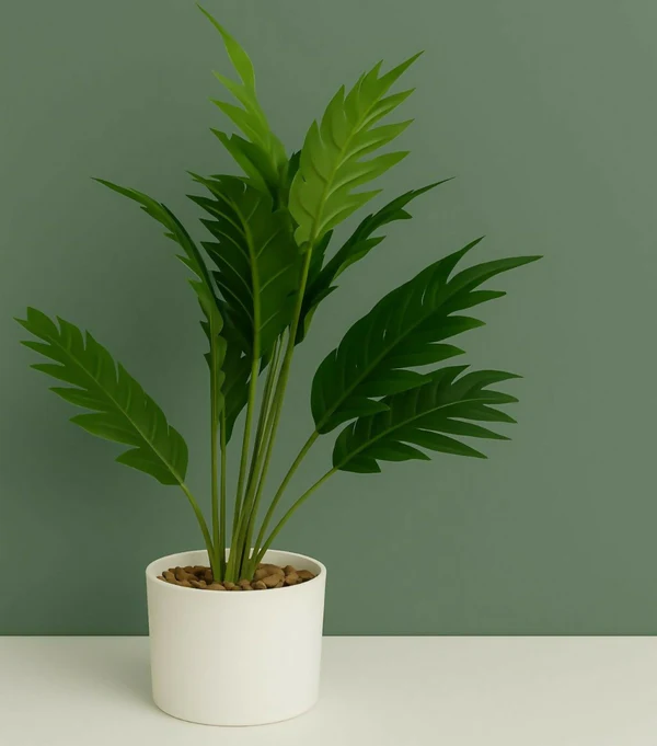 Artificial Palm Leaf Plant – Realistic Greenery for Modern Decor - Image 4