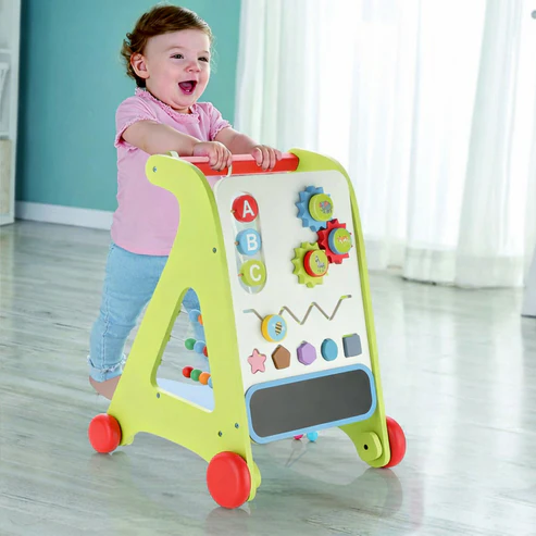 Wooden Baby Walker – Encourages First Steps & Motor Skills - Image 2
