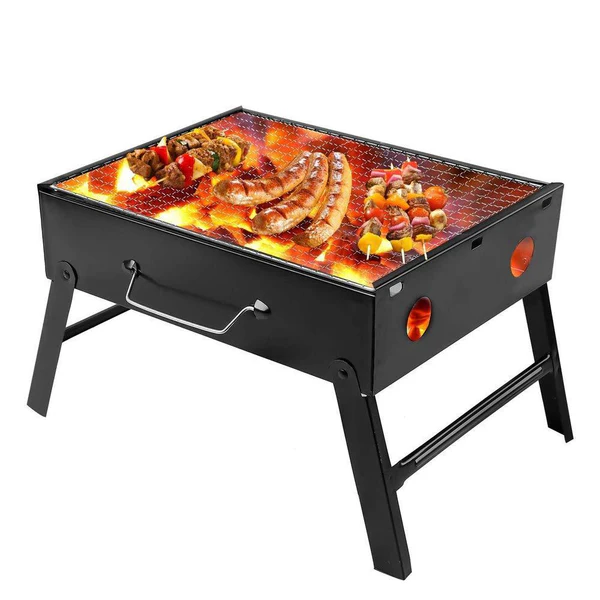 Folding Charcoal Grill – Portable Carbon Steel BBQ | Siplix - Image 4
