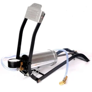 Keep your vehicle tires perfectly inflated and ensure safer journeys with the Carivox Steel Foot Pump.
