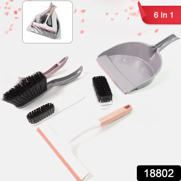 Multipurpose Cleaning Tool Set – 6-in-1 Home Kit