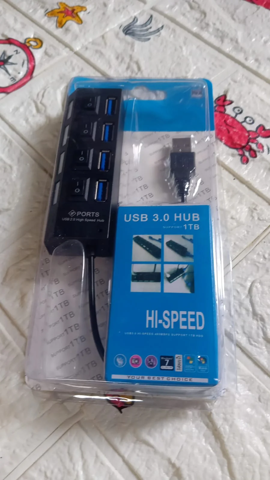4 Port USB Hub – High-Speed 2.0 Splitter with Switches | Compshop - Image 4