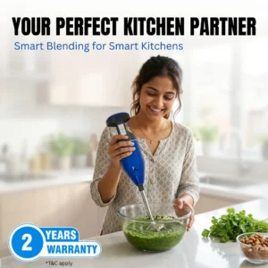 Hand Blender – Powerful 250W Copper Motor, Easy to Use