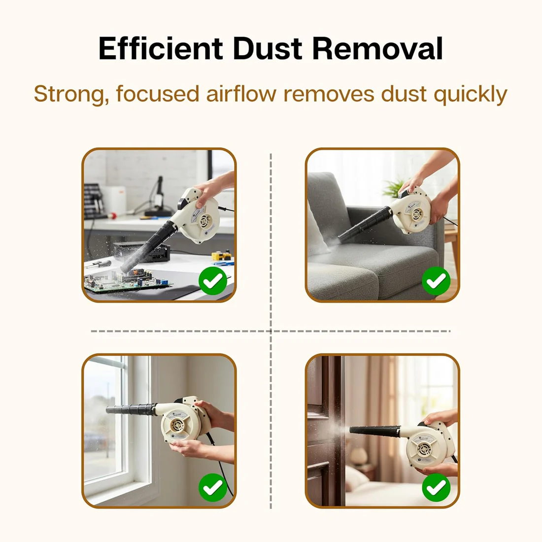 Electric Air Blower – Compact, Powerful Dust Cleaning Tool - Image 2