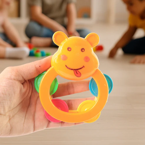 Baby Rattle Set – 8 Pieces of Safe Colorful Toys - Image 3