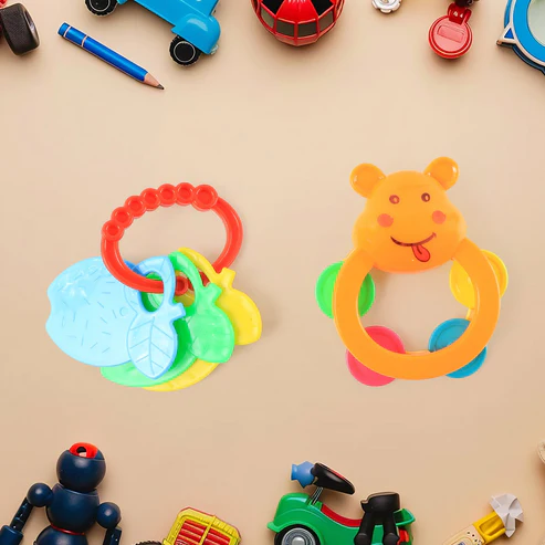 Baby Rattle Toys Set – Safe, Colorful Sensory Play for Infants - Image 4