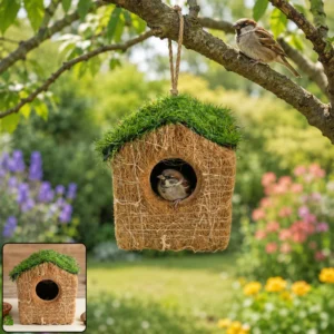 Coir Bird House