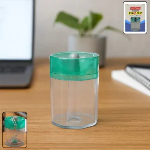 Magnetic Pin & Clip Dispenser – Compact Desk Organizer