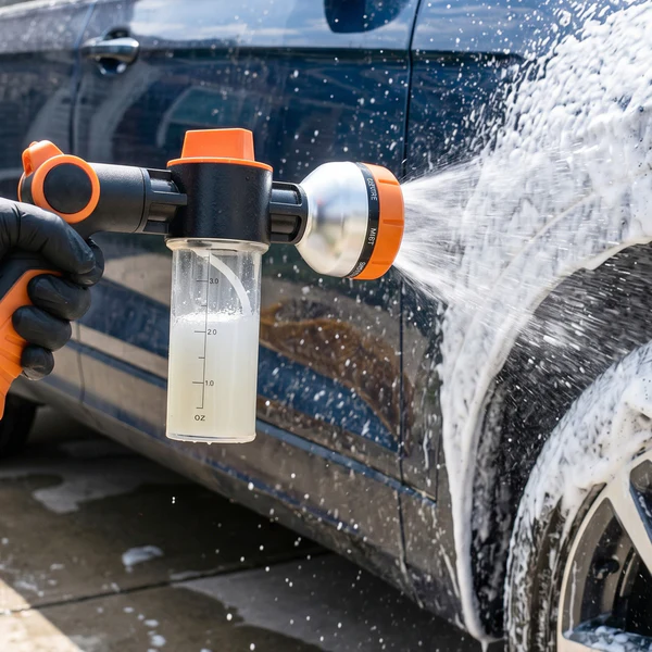 Adjustable Hose Spray Nozzle – Multi-Pattern Water Gun for Car & Garden - Image 3