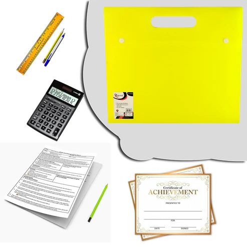 Plastic Document Folder – Sturdy Carry File for Office & School