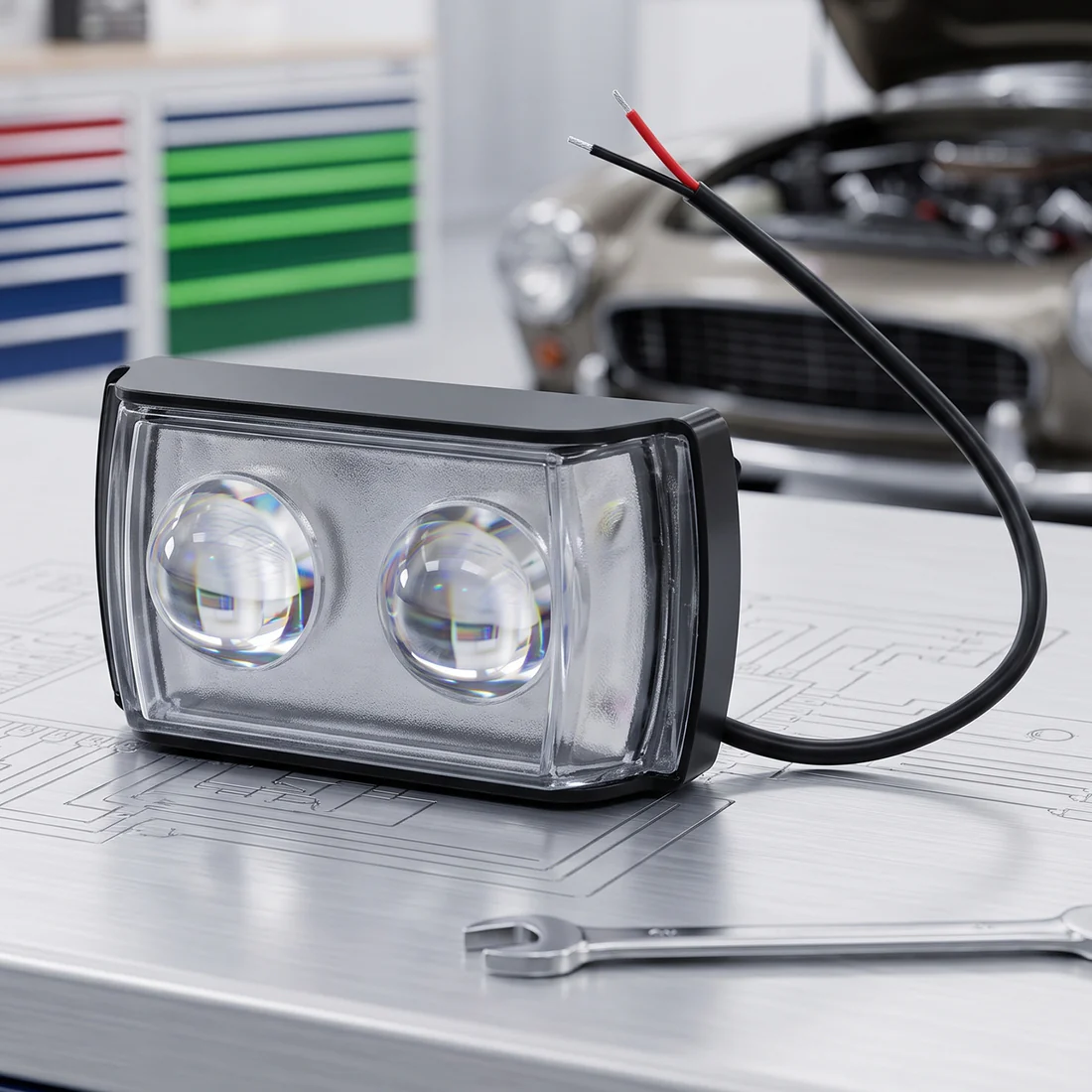 Upgrade your vehicle's safety instantly with the 3 Mode LED Fog Light, designed to provide superior visibility in fog, rain, and night driving conditions.