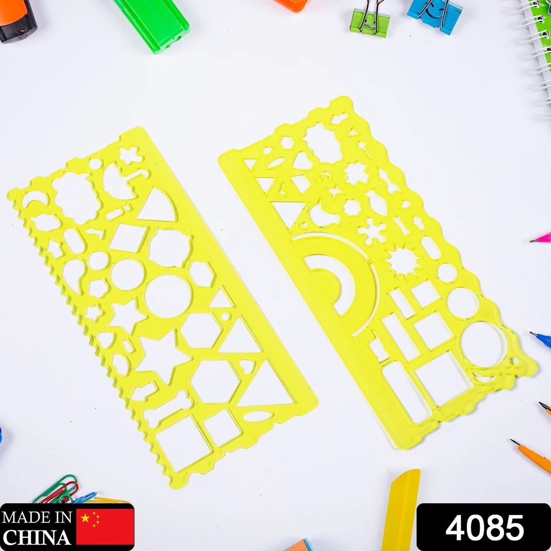 Template Rulers for Geometric Shapes & Drafting
