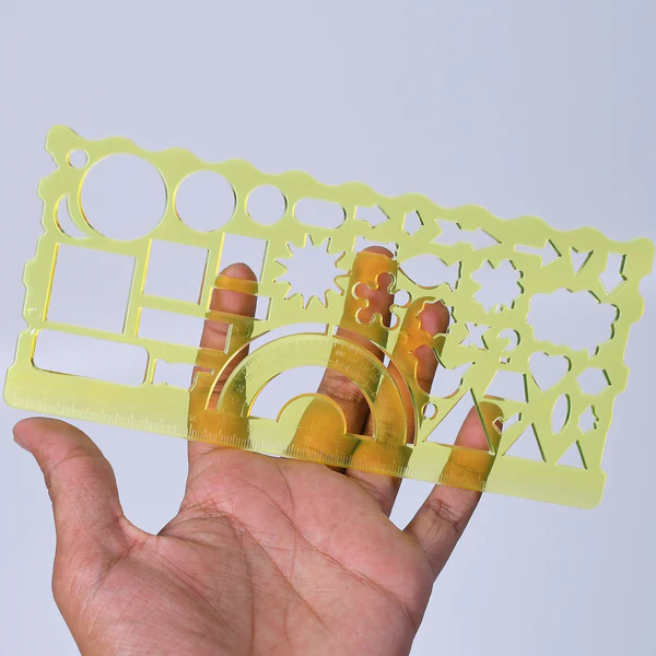 Template Rulers for Geometric Shapes & Drafting