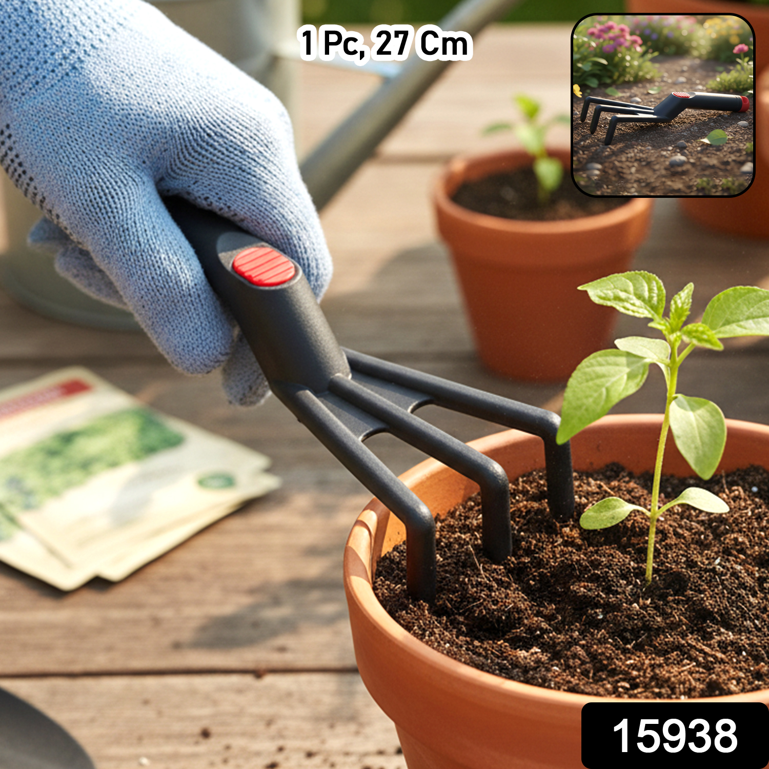 Hand Garden Cultivator Rake
