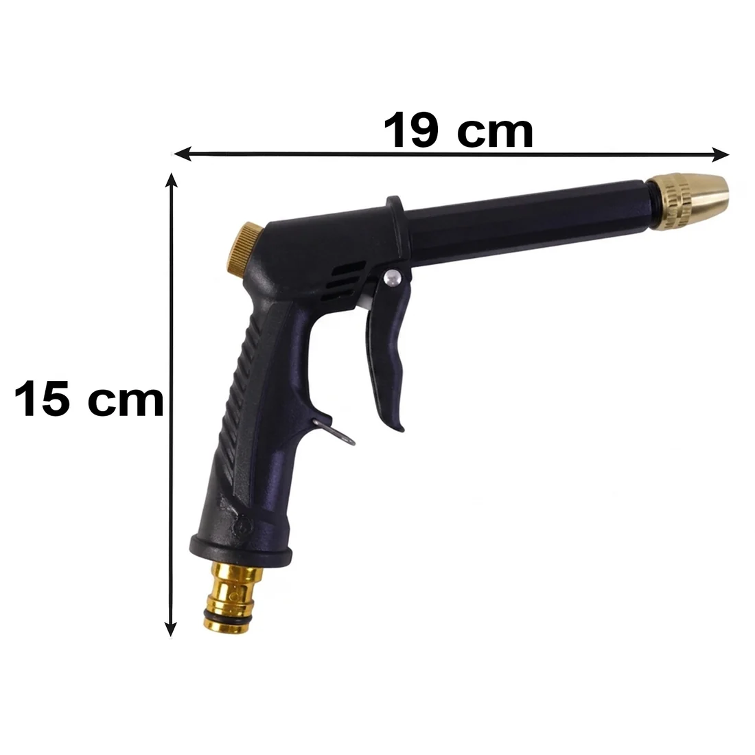 The high pressure water spray gun set transforms your garden hose into a powerful cleaning device, making it ideal for washing cars, bikes, and outdoor surfaces.