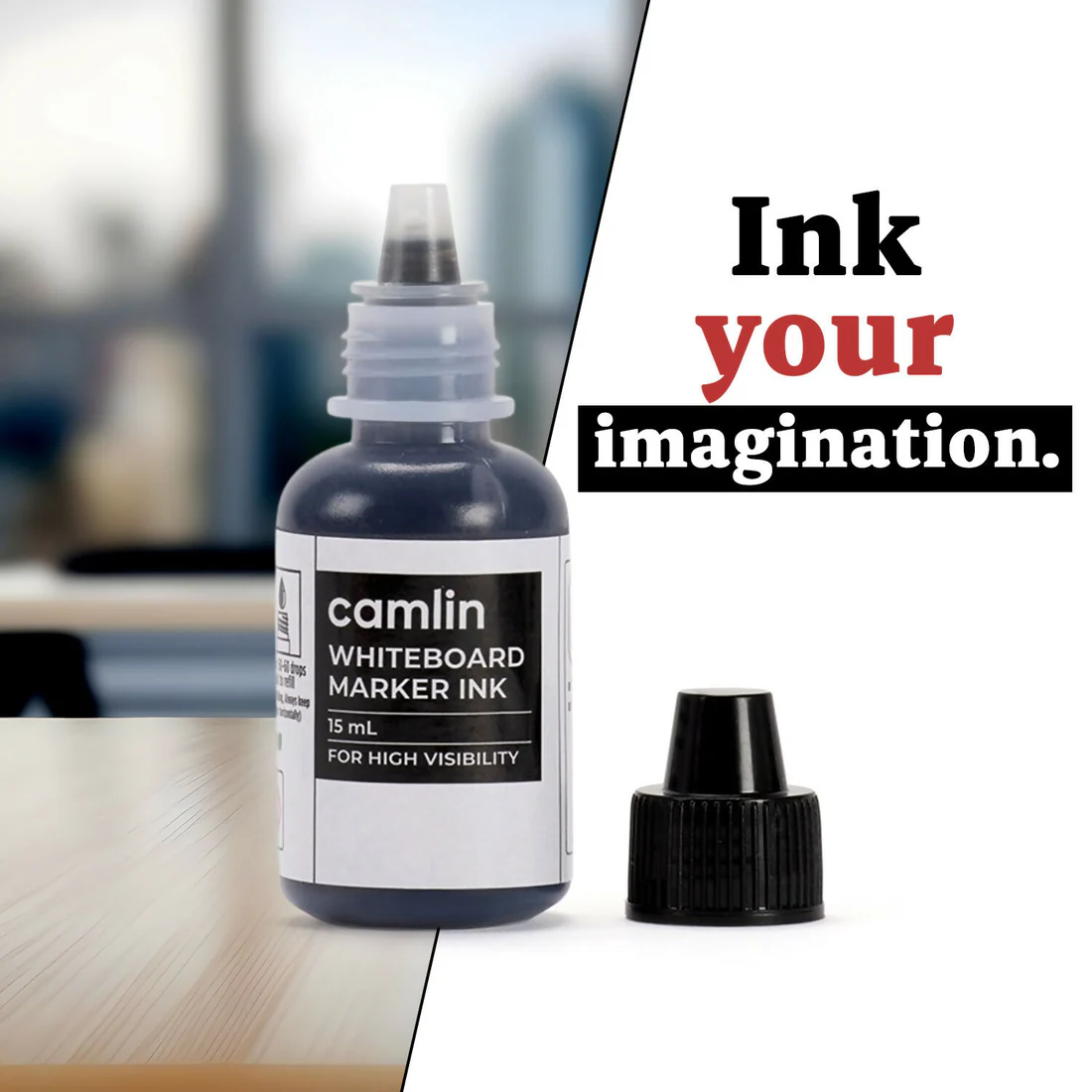 Whiteboard Marker Ink – 15ml High Visibility Refilling Solution