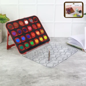 Watercolour Set 24 Shades – Vibrant Colours with Portable Palette