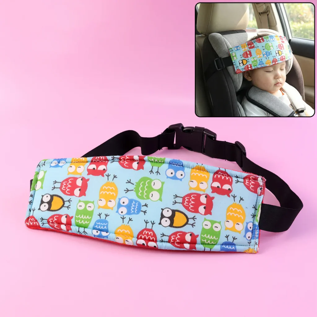 Our baby car seat head support strap ensures your infant’s head stays comfortably supported during travel.