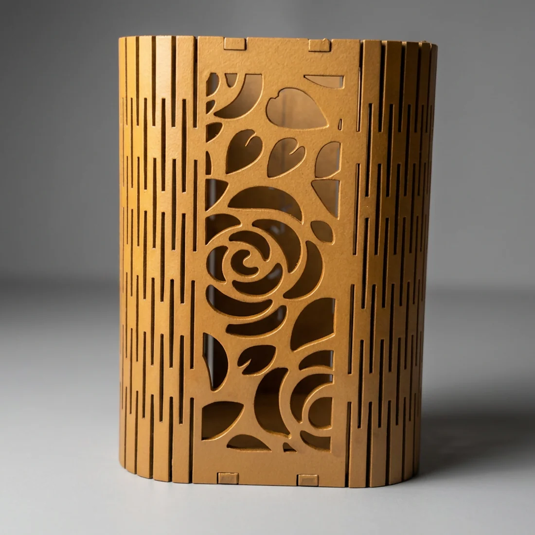 Wooden Pen Holder Laser Cut MDF Desk Organizer for Office