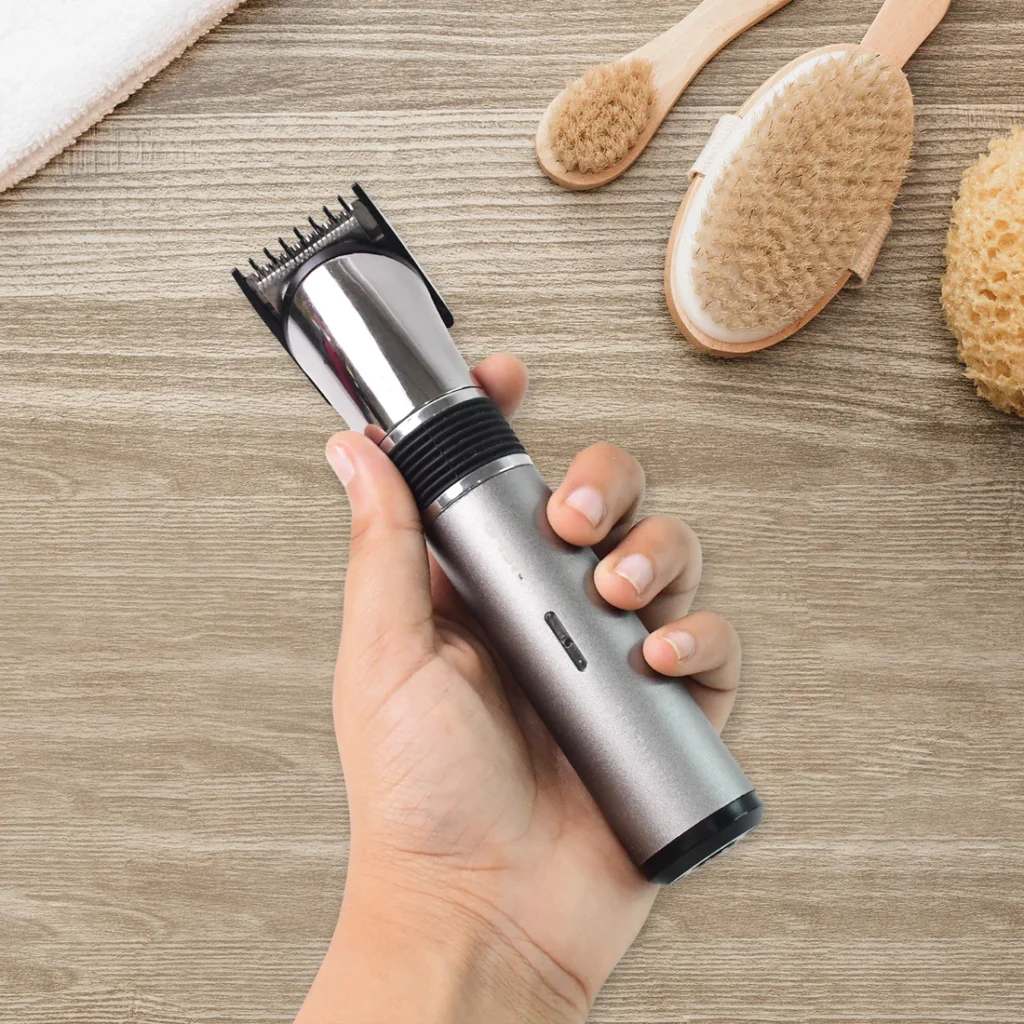 The Rechargeable Hair Trimmer for Men offers a perfect blend of precision, comfort, and portability. This cordless trimmer