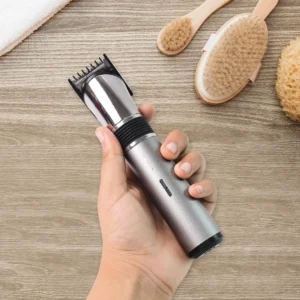 The Rechargeable Hair Trimmer for Men offers a perfect blend of precision, comfort, and portability. This cordless trimmer