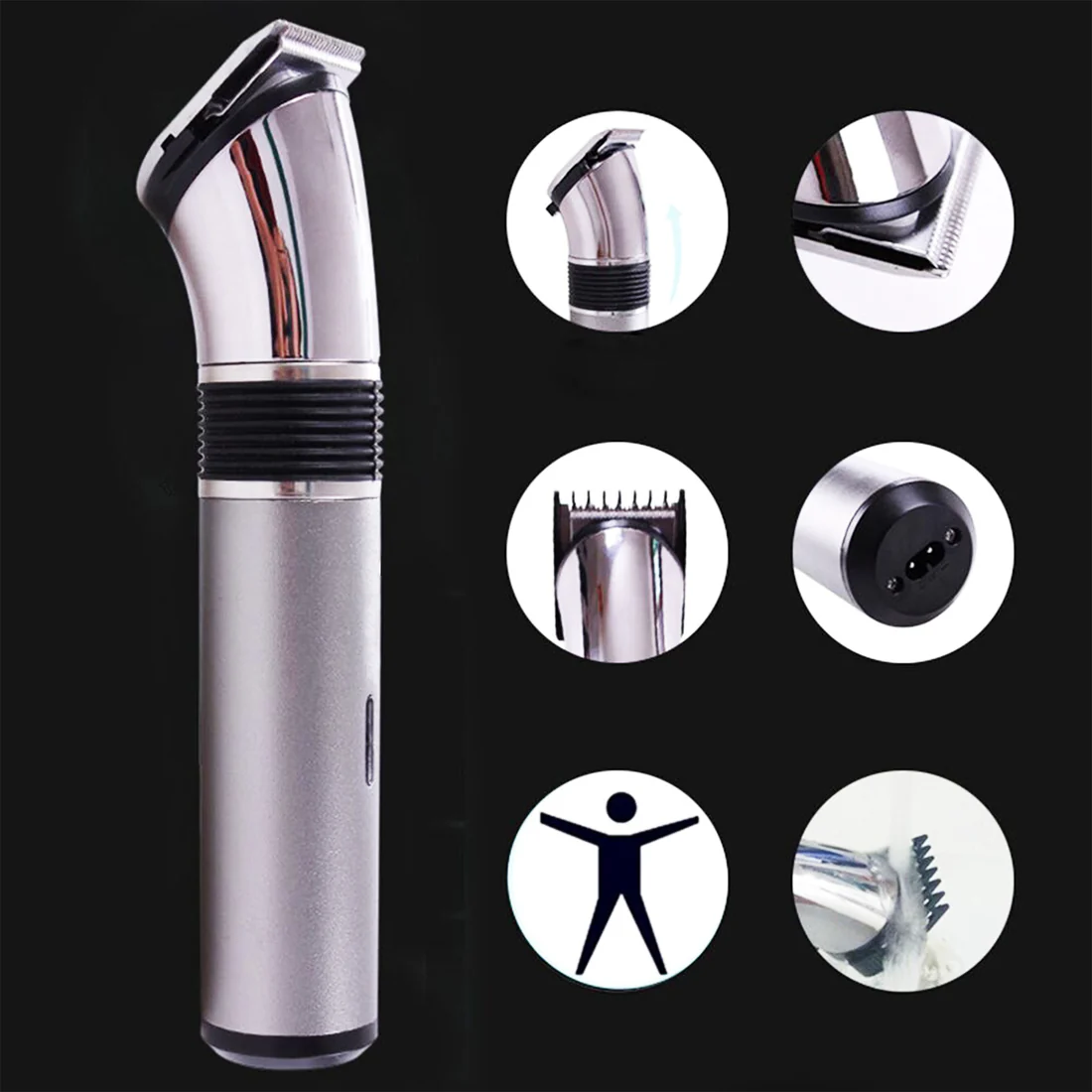 Rechargeable Hair Trimmer for Men – Adjustable Comb & Cordless - Image 3